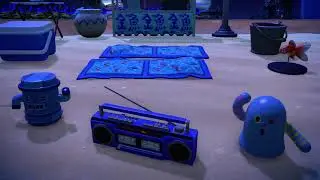 Wallopoid and Aluminoid vibing to K.K. Island (Animal Crossing New Horizon)