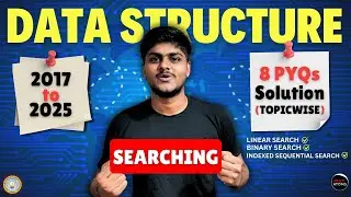 7. Searching | Binary Search | Index Sequential Search | One Shot | Data Structure Aktu | 2017 to 25