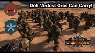Орки в доспехах Рагландса - OP??? Total War Warhammer 3