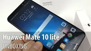 Huawei Mate 10 Lite Unboxing (4 Camera Phone, 18:9 Screen)
