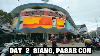 Pasar con. Hari ke 2 siang di da nang, vietnam