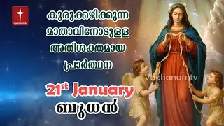 🔴 LIVE - 21st Jan | കുരുക്കഴിക്കുന്ന മാതാവിന്റെ അതിശക്തമായ പ്രാർത്ഥന 33 തവണ 33 ദിവസം ചൊല്ലുക #live