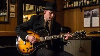Blues Guitar Instrumental – Calm Vintage Blues Music