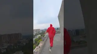 joker parkour Free running 🥳#rooftop #parkourfreerun #joker #parkourlife #shortslife