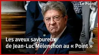 Les aveux savoureux de Jean-Luc M&eacute;lenchon au &laquo;&nbsp;Point &raquo;