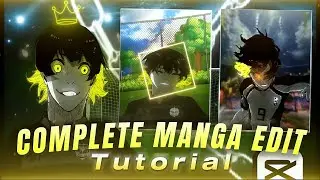 🔥 Full Manga Edit Tutorial on CapCut (Beginner to pro!)#edit #fyp  #recommended #capcut #bluelcock