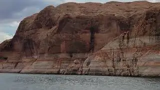 Shane Schieffer attempting world record Lake Powell swim Hite to dam. Mile 84