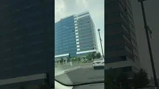9th Floor Window Washer Dangling by Rope