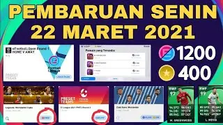 Info EVENT PES SENIN 22 MARET EFOOTBALL PES 2021 MOBILE