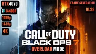 ТЕСТ RTX 4070 COD Black Ops 7 FPS | Call of Duty Black Ops 7 Тест RTX 4070 и i5 14400F [BETA]