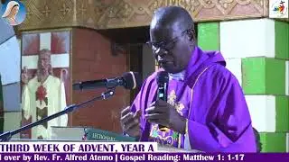 Daily Reflection by Rev. Fr. Fr. Alfred Atemo |Wednesday, December 17th 2025 |St. Joseph Nyabondo...