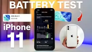 iOS 26.2.1 Battery Test & Battery Review in iPhone 11 - iOS 26.2.1 Battery Fixed in iPhone 11