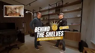 Behind the Shelves: Designing a Meaningful Home Office with Modern Shelving