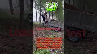 Slope test of desert camel electric tricycle load