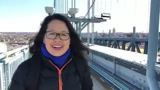 Walking Philadelphia's Ben Franklin Bridge