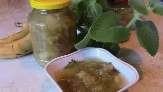 Варенье из ревеня и бананов. Очень вкусное с приятной кислинкой варенье!