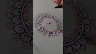 simple rangoli design #manjiri