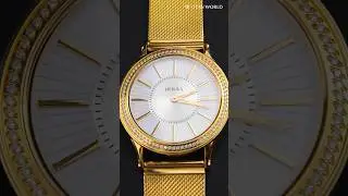 Titan Nebula Gold watch for mens with Diamonds