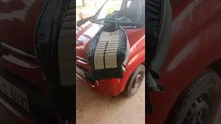 Alto car 👁️&zwj;🗨️ leather seat cover Installed 💯 Nice on 👍#accessories #seatcover #alto #car #shotrs