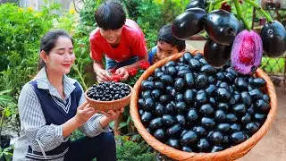 Java plum juice | Huge java plum buy for my two brothers drinking