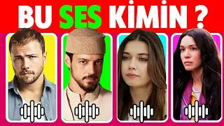 Dizi Oyuncularını Seslerinden Tahmin Et📣Ses Bulmaca 💃Sahipsizler, Bir Gece Masalı, Uzak Şehir.