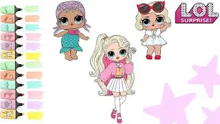 LoL Surprise Characters Coloring | Coloring With @boldandcozy #coloring #lolsurprise #enjoykids