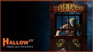 Creepy Clown Booth - A Halloween Projection by HallowFX