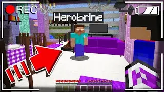 NO ES BROMA HEROBRINE INTERRUMPE EL VIDEO DE MINECRAFT 💀