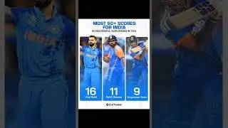 most 50+ score for India in T20 chase #trending #cricket #ytshorts #sports #shorts #viral