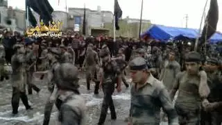 موكب شهيد الجمعه انصار عابس يو م7محرم 1435 تصوير عباس الاسدي التوزيع الشبكي علي الحسناوي