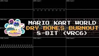 Mario Kart World - Dry Bones Burnout (VCR6 Cover)