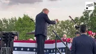 Trump Dance at the Bronx Rally - WEPA