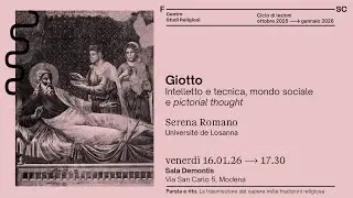 Giotto. Intelletto e tecnica, mondo sociale e pictorial thought