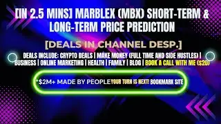 [In 2.5 mins] MARBLEX (MBX) Short-Term & Long-Term Price Prediction [Crypto Deals In Desp.]