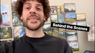 Joe G Painting Studio Behind the Scenes