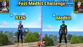 Maxim vs A124 Fast Medkit Challenge With Use Ability🔥Free Fire #shorts video