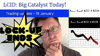LCID: HUGE Catalyst Today for Lucid Motors Stock! 180 Lock-Up Ends