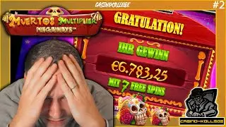 MUERTOS MULTIPLIER BIG WIN ODER MAX LOSS ???? 💸🤯 CASINOKOLLEGE UNTER STROM 🫨 HAPPY END ? 🎰