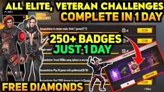 HOW TO COMPLETE ALL ELITE PASS MISSIONS AND VETERAN MISSIONS OF SEASON 26 ELITE PASS IN FREE FIRE