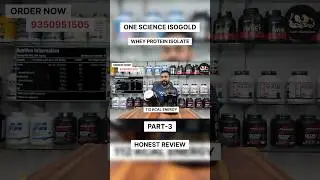 #3 One Science Iso Gold Protein Review | Should You Buy It #shorts #isolate #protein #review #viral