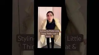 🧸 Styling my Pretty Little Thing Teddy coat & boots #prettylittlething #plt #fashion #style