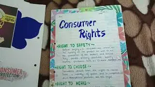 👏🏻Class 10th project 'CONSUMER RIGHTS' ✨ 🙌🏻contains 2 Case Studies with related questions & answers😱