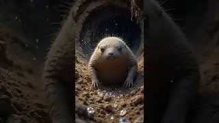 Cute Groundhog Transforms into a Sparkling Diamond Creature! #groundhog #diamond #ai