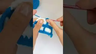 How to crochet brick stitch blanket *colorful/begginer
