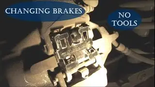 Learn how to replace brake pads on a Lexus- NO SPECIAL TOOLS NEEDED