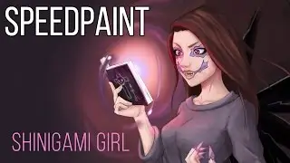 Shinigami Girl, The Harbinger of Death - Speedpaint #34