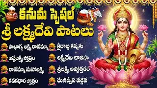 కనకవర్షం కురిపించే లక్ష్మి దేవి భక్తి పాటలు | Kanuma & Friday Special Lakshmi Devi Songs