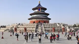北京天坛和南锣鼓巷游