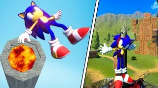 Sonic NPC Ragdoll Physics Compilation #56 | Overgrowth