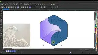 How to Create 3D Falcon Logo Design in Coreldraw-Tips & Tricks For Experts & Beginners-Ahsan Sabri